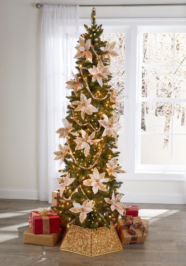 7.5’ Pre-lit Slim Alberta Spruce Tree, , on-hover image number 1