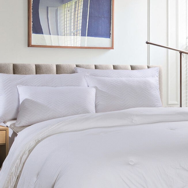 Springloft™ Twin Pack Down Alternative Quilted Pillow, WHITE, hi-res image number null