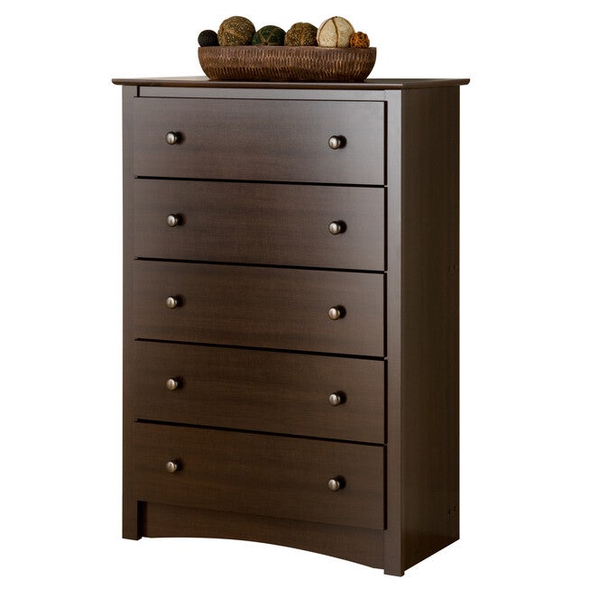 Fremont Espresso 5-Drawer Chest, ESPRESSO, hi-res image number null
