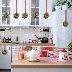 7" Mini Wreaths, Set of 8