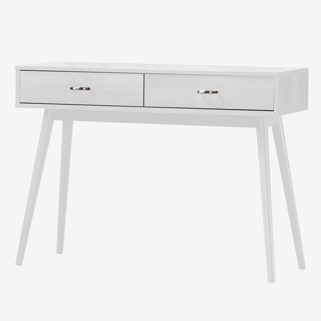 Montage Mid-Century Desk, White, WHITE, hi-res image number null