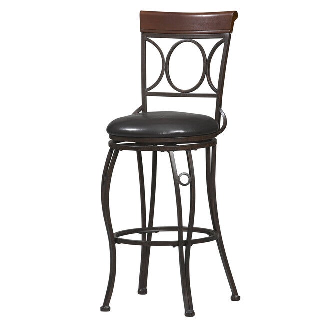 Bar Stool, 17 inchesWx19¾"Dx46 inchesH, METAL, hi-res image number 0