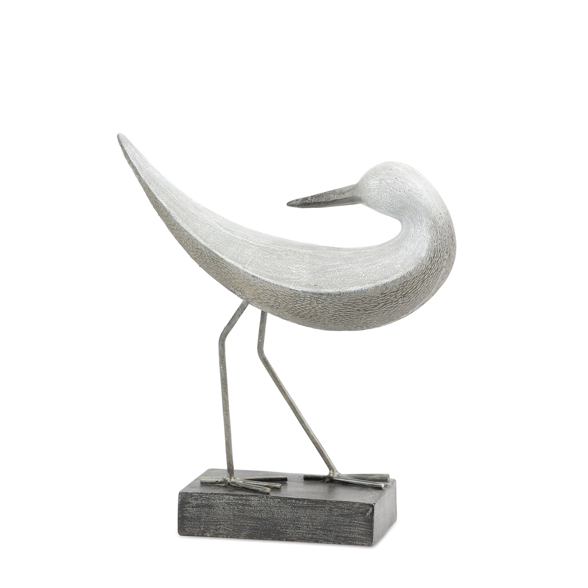Modern Sea Bird Figurine Set of 2, WHITE, alternate image number 2