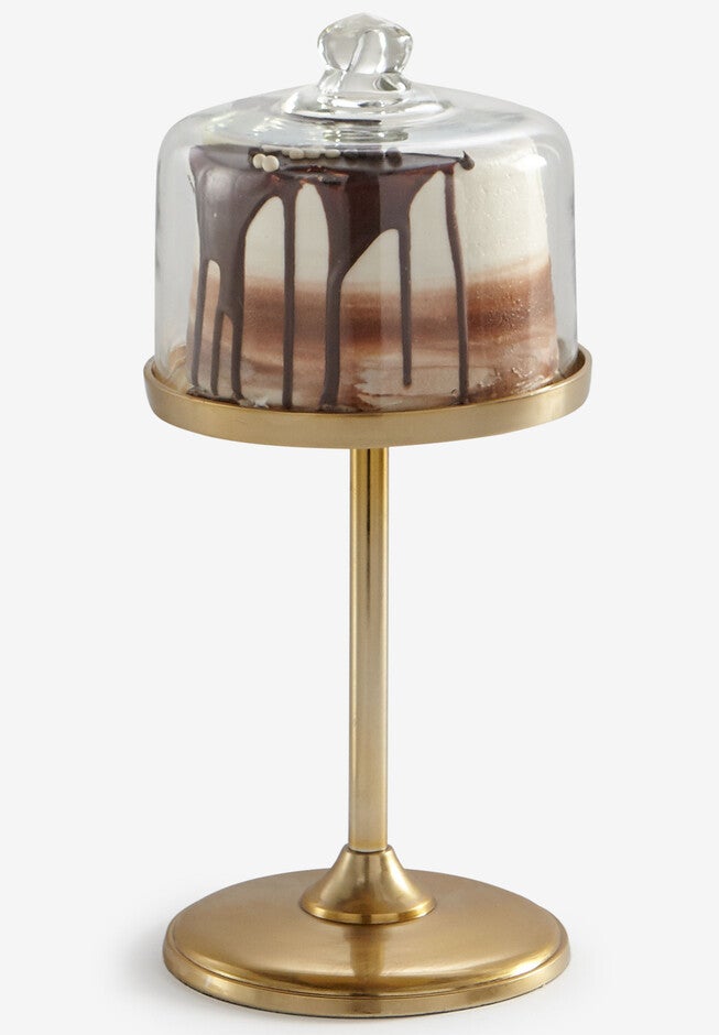 Large Gold Cake Stand , GOLD, hi-res image number 0