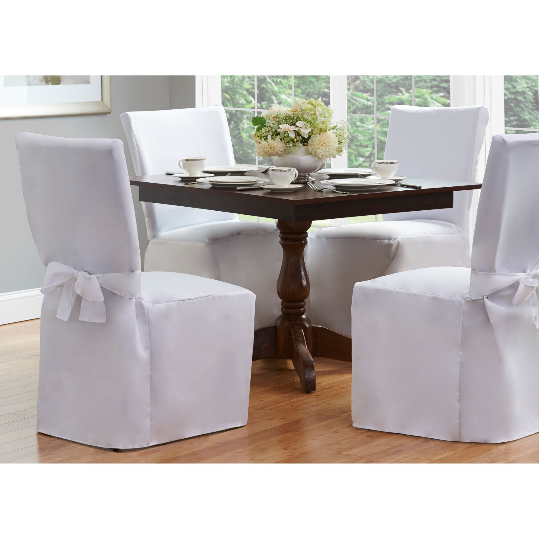 Fresh Ideas Dining Room Chair Cover 42 inches x 19 inches, , alternate image number 3