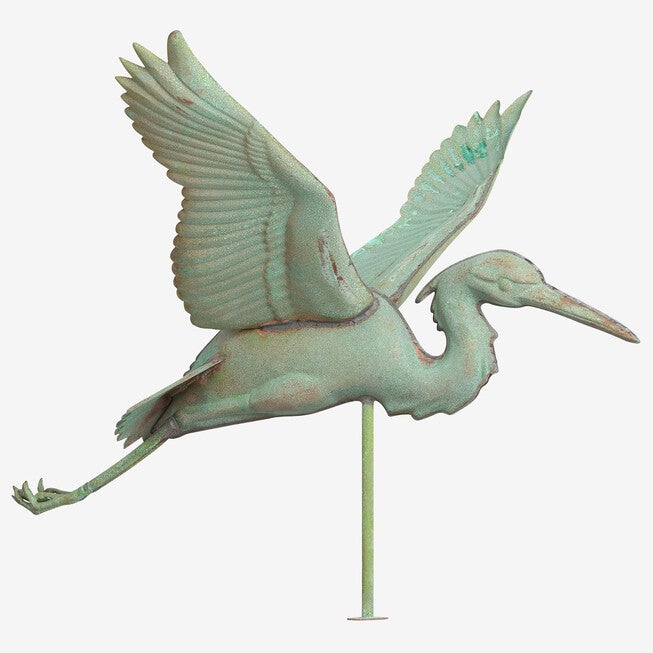Copper Heron Weathervane, , alternate image number null