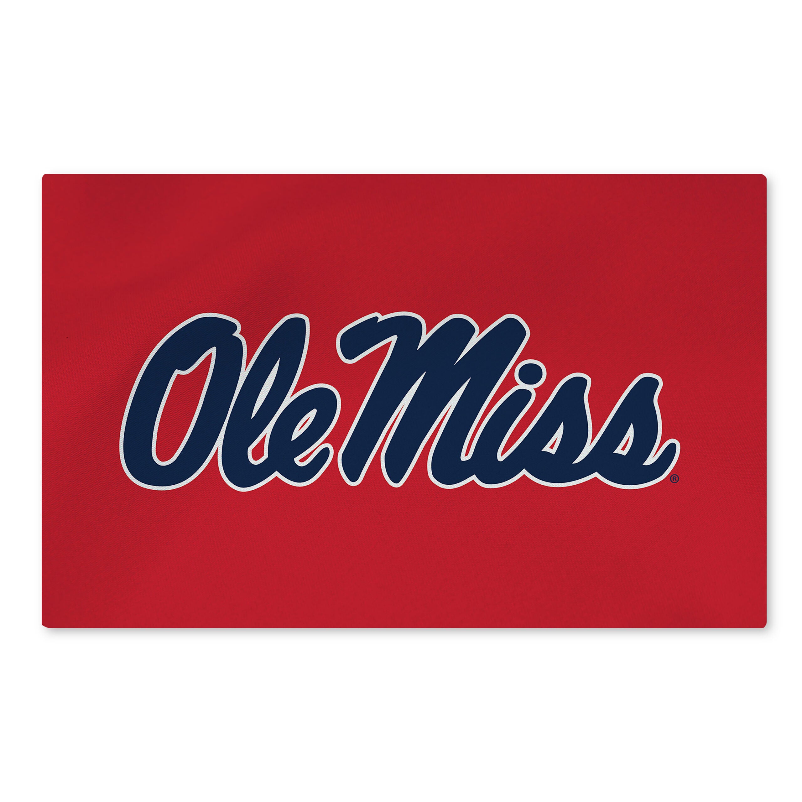 NCAA Logo Washable Rug 20x32 inches, OLE MISS REBELS, hi-res image number 0