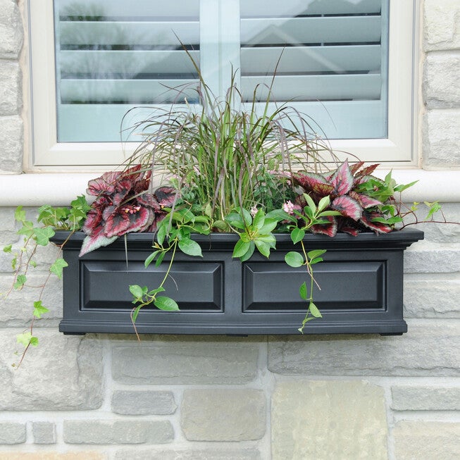 Nantucket 3' Window Box, BLACK, hi-res image number null