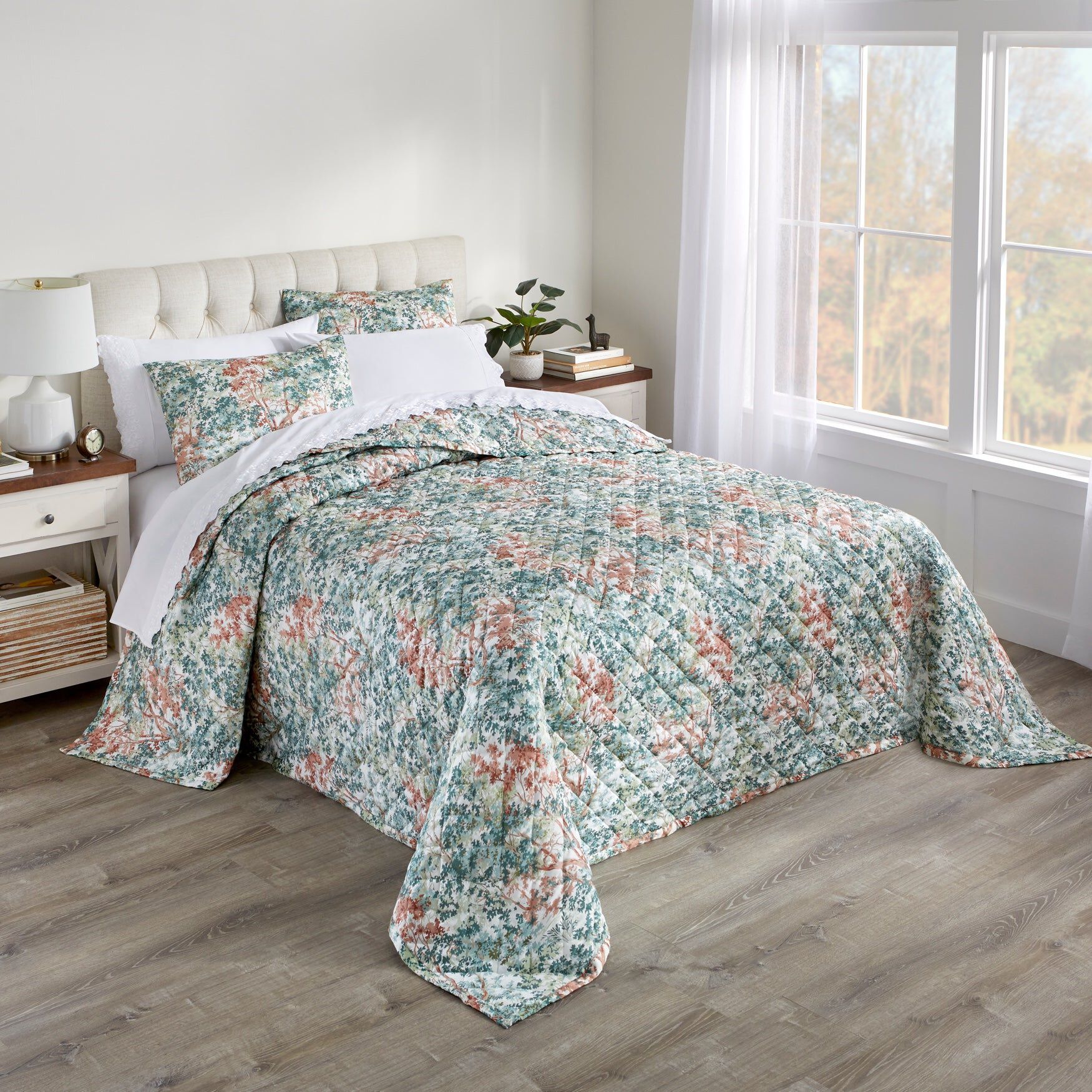 Foliage Bedspread, MULTI FLORAL, hi-res image number 0