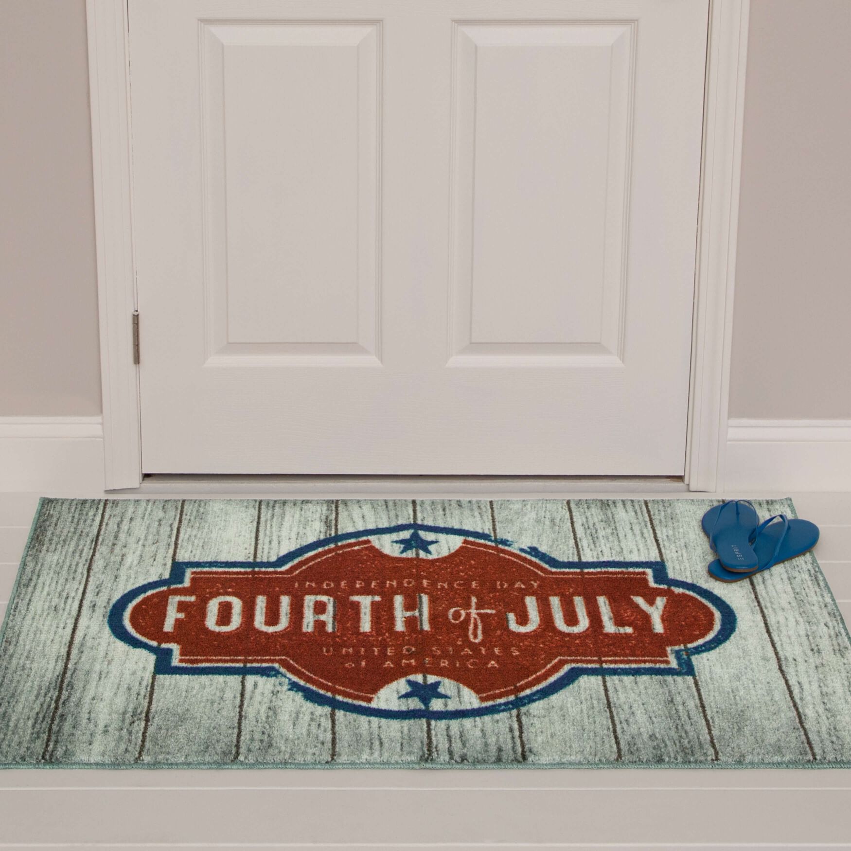 Fourth Of July Grey Kitchen Rug, , alternate image number 5