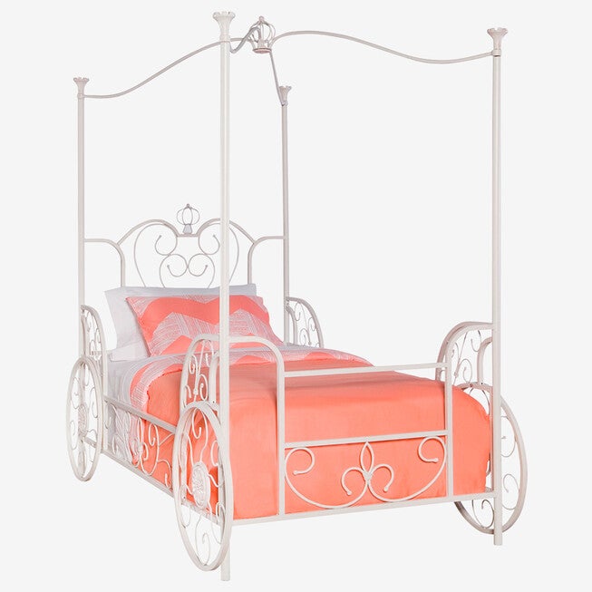Princess Emily Carriage Canopy Twin Size Bed (includes Bed Frame), , alternate image number null