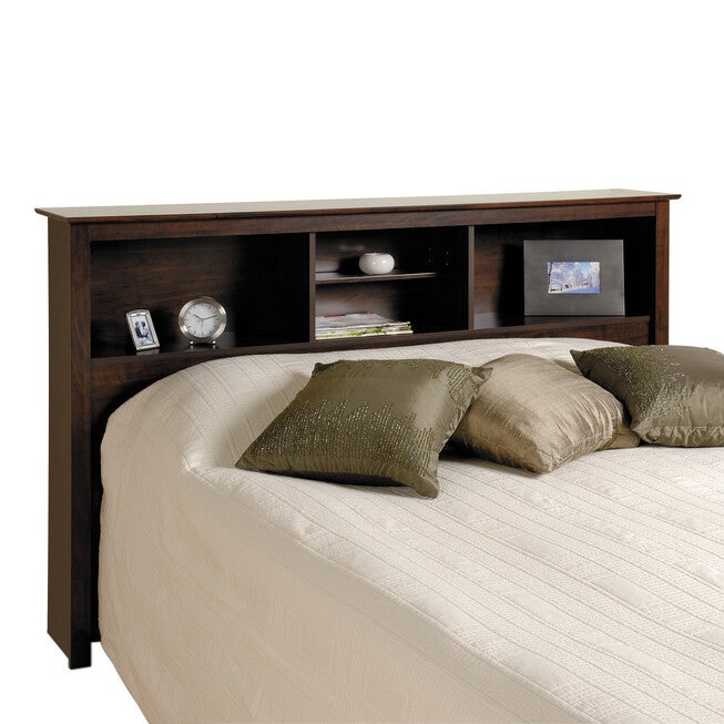 Fremont Espresso Double / Queen Bookcase Headboard, ESPRESSO, hi-res image number 0