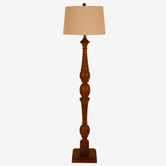 Crossmill Baluster Floor Lamp, BROWN, hi-res image number null