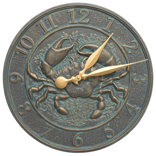 Crab Sealife Clock, , on-hover image number 1
