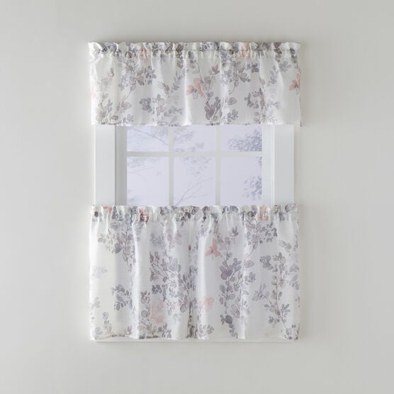 Refresh Sun-Safe Floral Valance 54" x 13", BLUSH, hi-res image number null