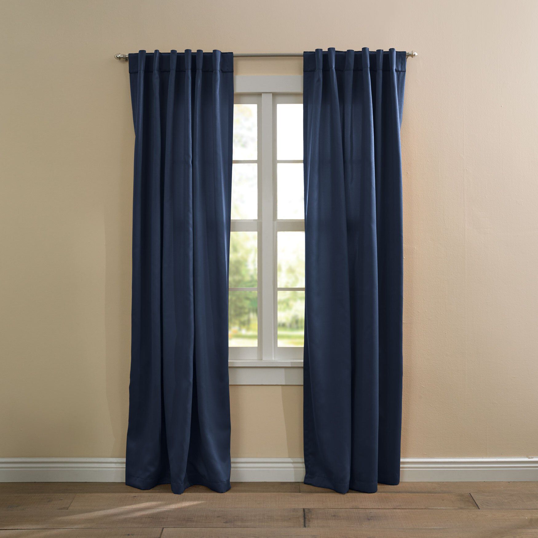 BH Studio Room-Darkening Back-Tab Panel, SAPPHIRE, hi-res image number 0