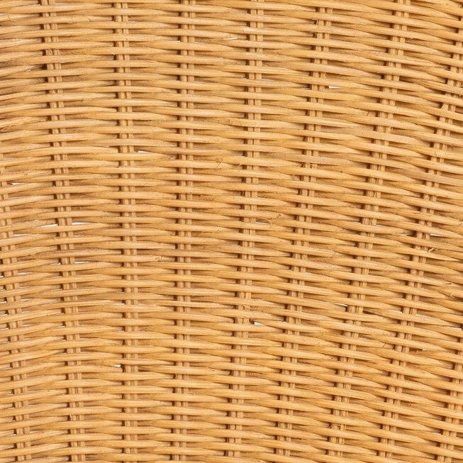 Barito Modern Bohemian Natural Brown Rattan Dining Chair, , alternate image number 6