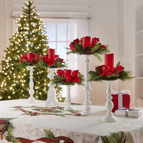 Candlesticks, Set of 5, WHITE, hi-res image number null