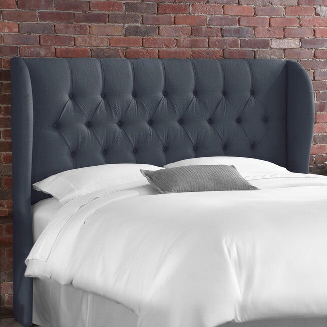 Tufted Wingback Headboard, , alternate image number null
