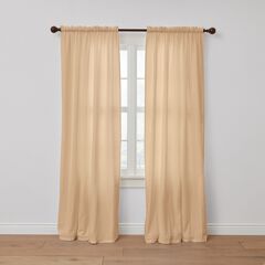 Poly Cotton Canvas Rod-Pocket Panel