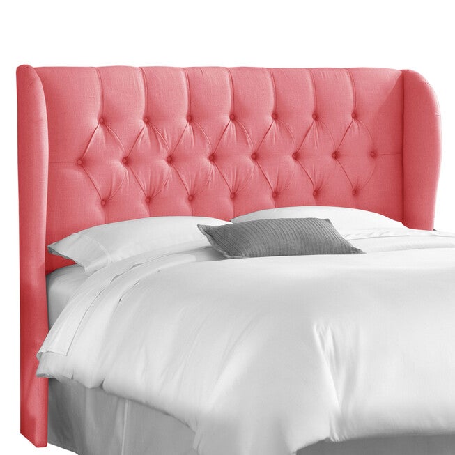 Tufted Wingback Headboard, , alternate image number null