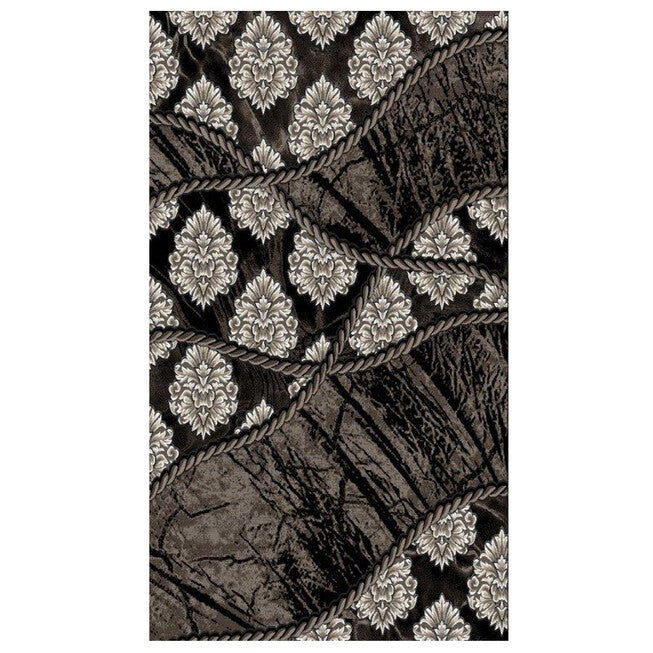 Jewel 2' x 3' Area Rug, BROWN BLACK, hi-res image number null
