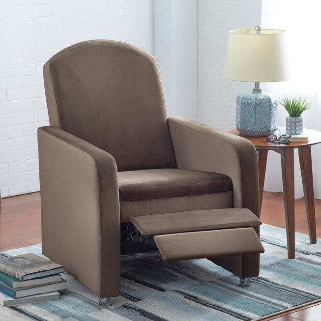 350 lbs. Weight Capacity Indoor Recliner, BROWN, hi-res image number 0
