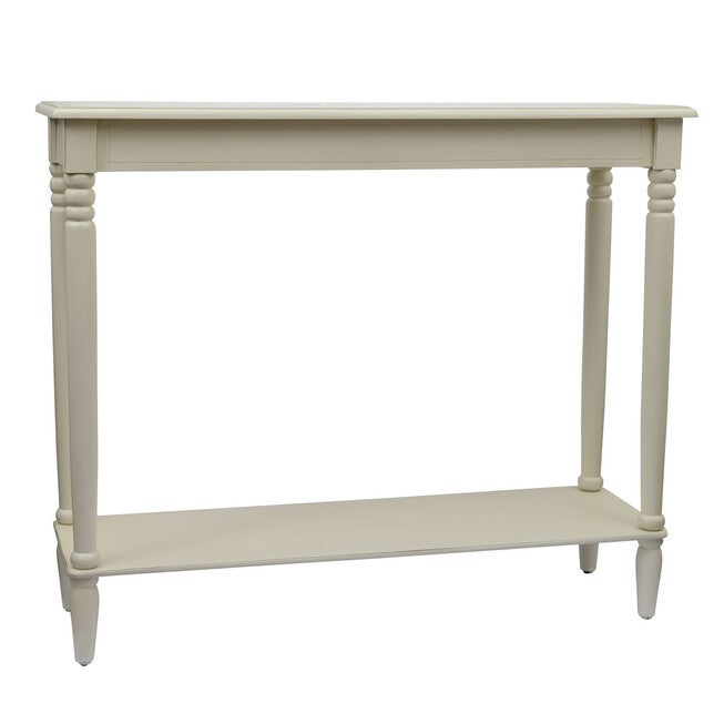 Simplify Large Console Table, ANTIQUE WHITE, hi-res image number null