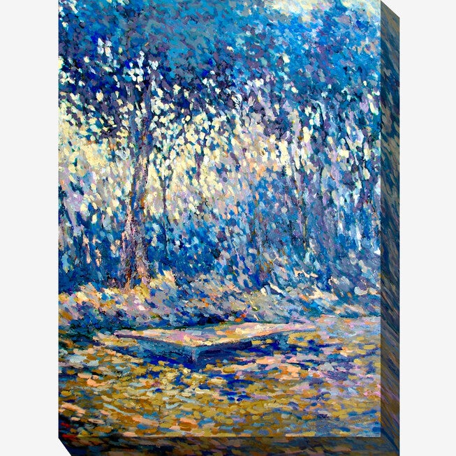 River Blue Wall Art, BLUE, hi-res image number null