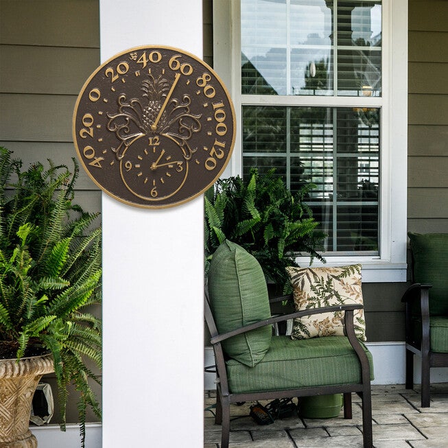 Pineapple Thermometer Clock , , alternate image number 3