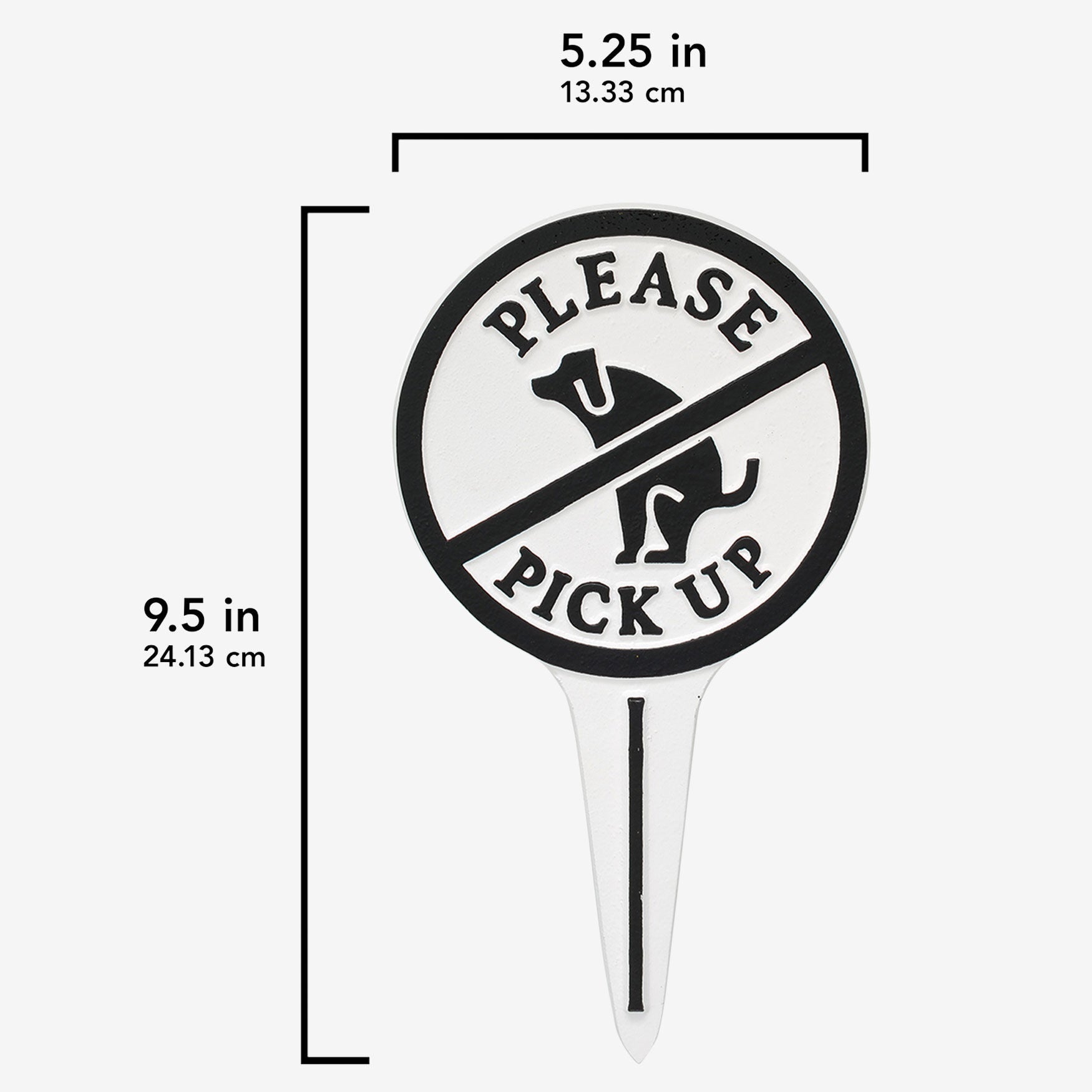 Please Pick Up Dog Courtesy Lawn Stake, , on-hover image number 1