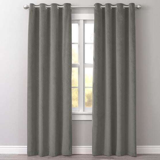BH Studio Velvet Grommet Panel, STONE, hi-res image number null