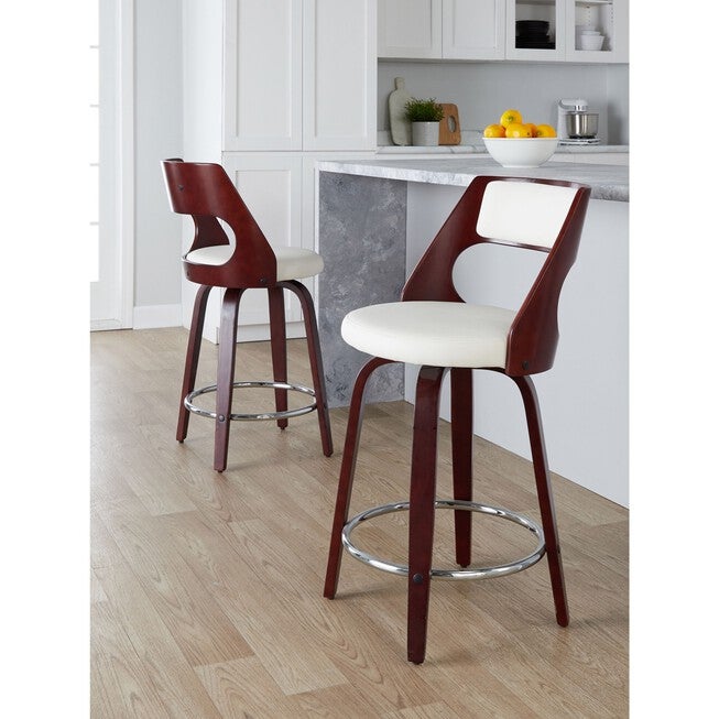 Pino 24 inches Fixed-Height Barstool - Set Of 2, , alternate image number null