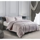 Kathy Ireland 3-PC Reversible Down Alternative Comforter, Taupe, TAUPE, hi-res image number null