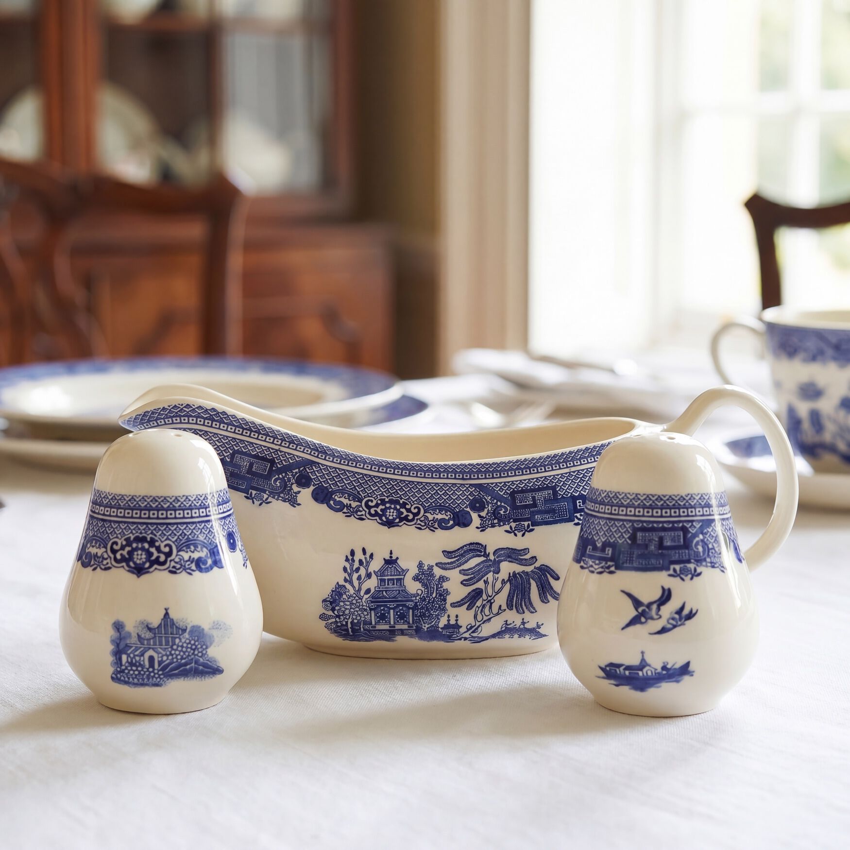 3-Pc Salt & Pepper Shaker with Gravy Server, , on-hover image number 1