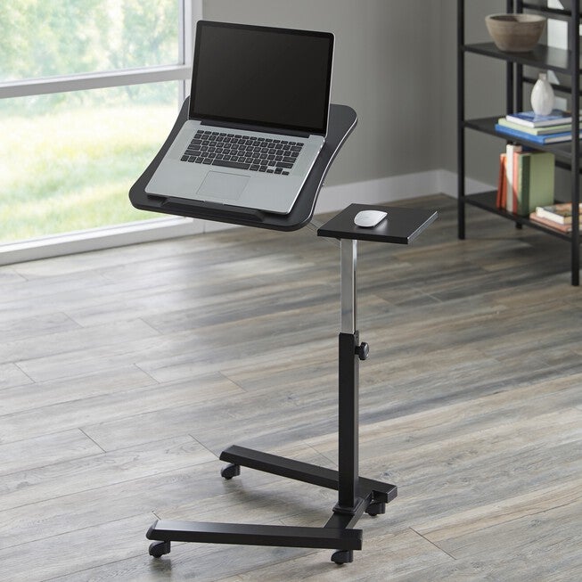 Adjustable Laptop Cart with Work Station, , on-hover image number 1
