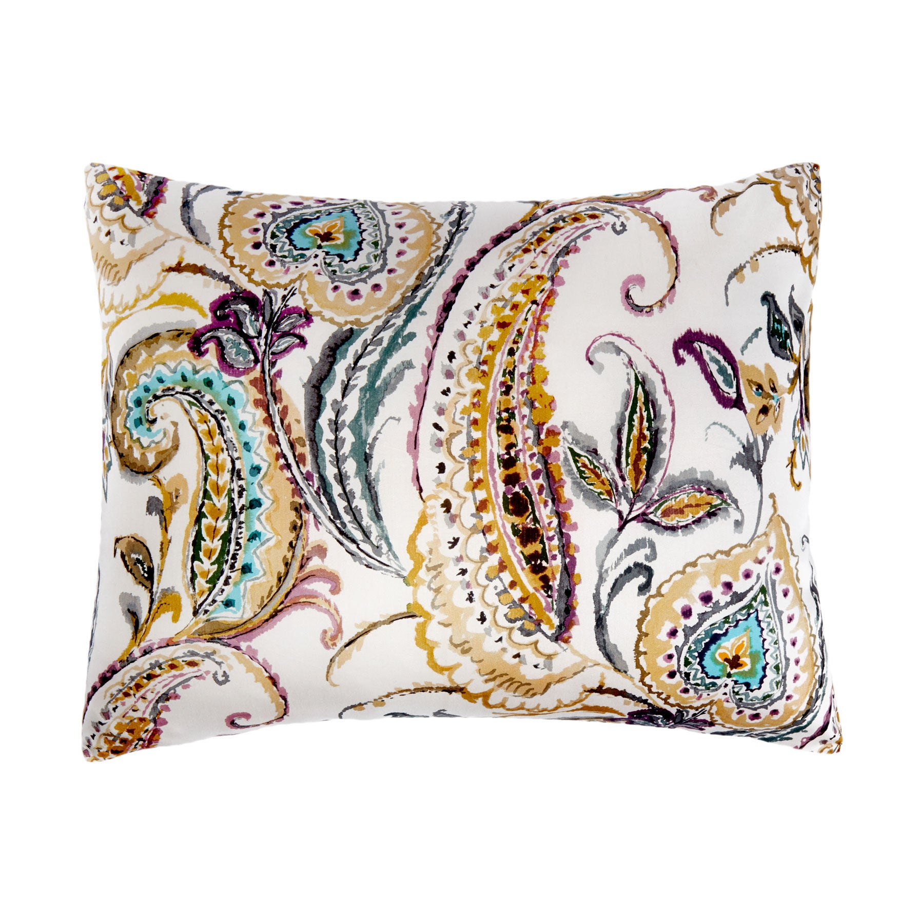 Paisley Sham, GOLD MULTI, hi-res image number 0