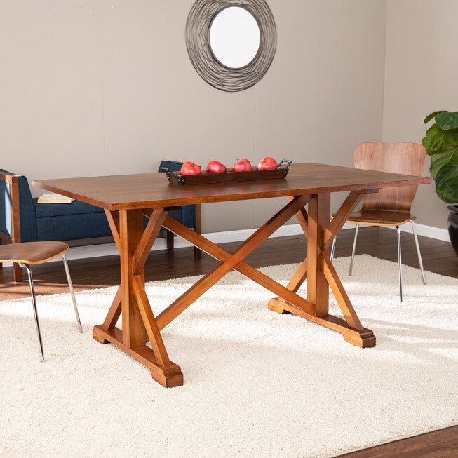 Cardwell Farmhouse Dining Table, OAK, hi-res image number 0