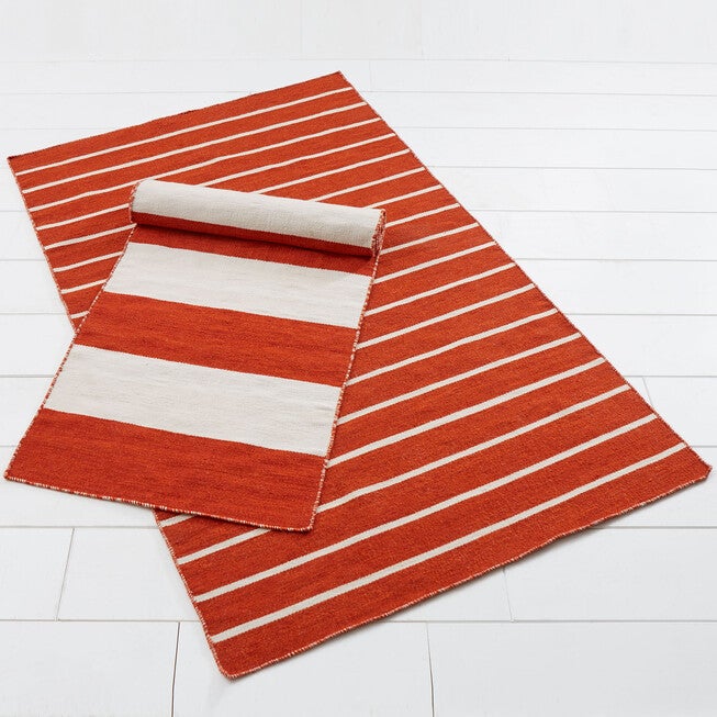 Large Rugby Stripe Rug , , on-hover image number 1