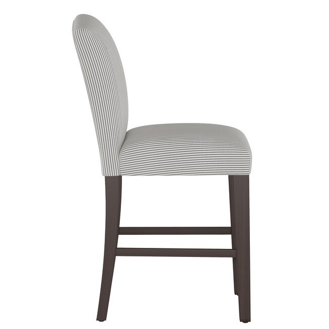 Stipe Upholstered Counter Stool, , alternate image number 2