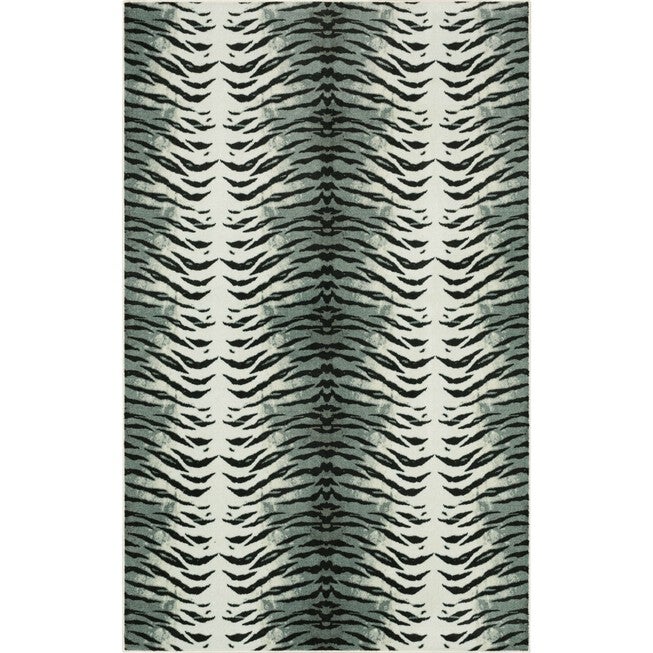 Tiger Skin Area Rug, BLACK, hi-res image number null