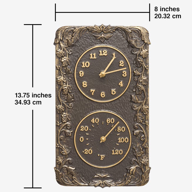 Acanthus Combo Clock And Thermomte, , alternate image number null