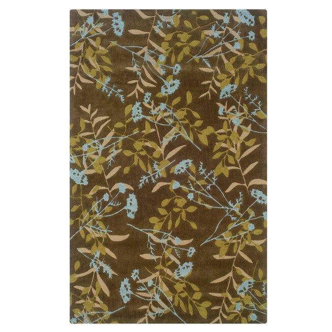 Trio Chocolate 2'X3' Area Rug, CHOCOLATE, hi-res image number 0