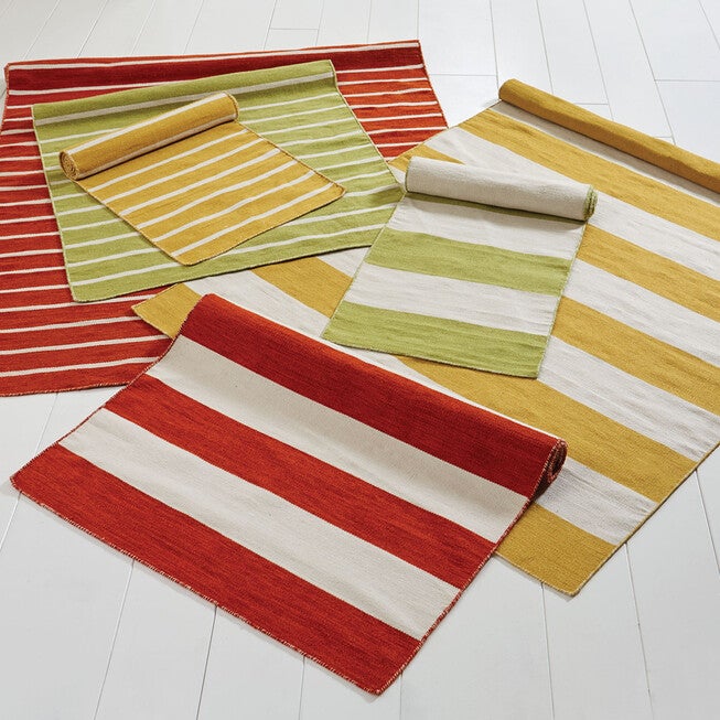 Large Rugby Stripe Rug , , alternate image number 2