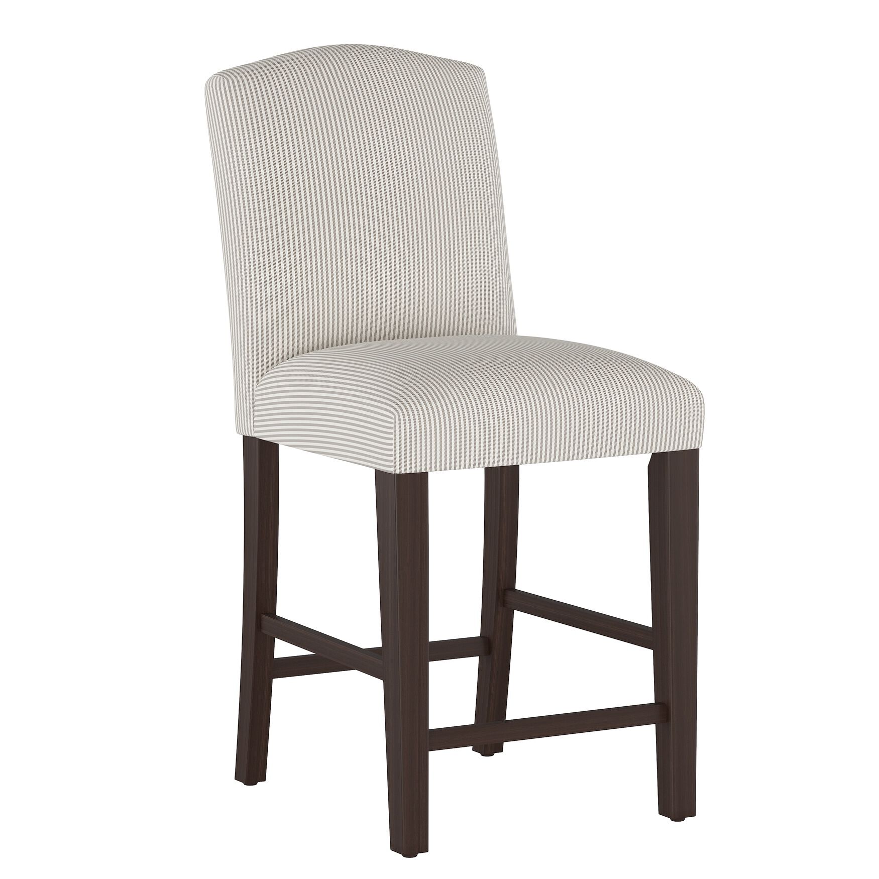 Stipe Upholstered Counter Stool, TAUPE, hi-res image number 0