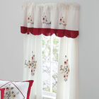 Ava Embroidered Panel Set with Tiebacks, RED, hi-res image number null