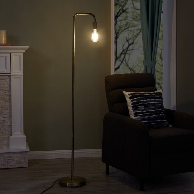 Maddox Antique Brass Floor Lamp, , alternate image number null