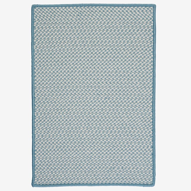 Houndstooth Twist Cloud Blue Rug, BLUE, hi-res image number null