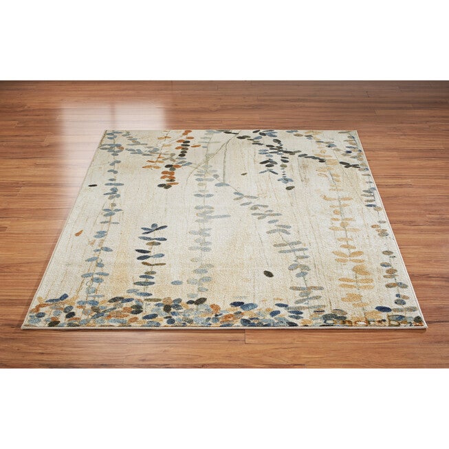 Non-Skid Printed Loop 5' x 7' Area Rug, VINE, hi-res image number 0