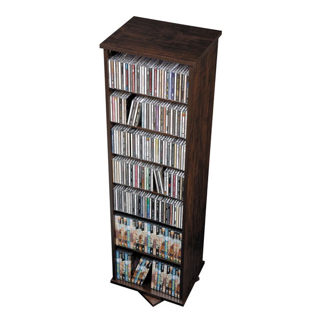 Two Sided Spin Multimedia Storage Tower, ESPRESSO, hi-res image number null